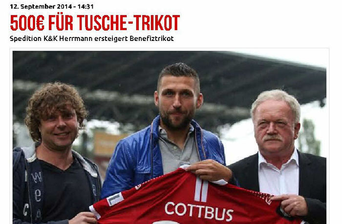 500 Euro für Tusche-Trikot